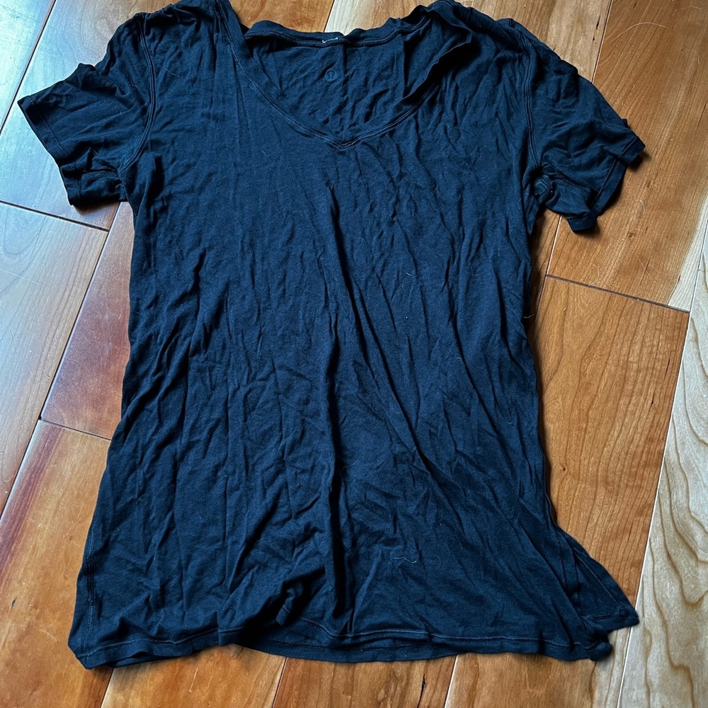 Black LULULEMON Studio to Street Shirt